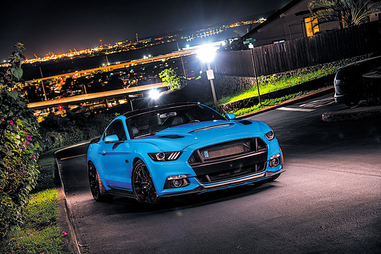 grabber blue mustang